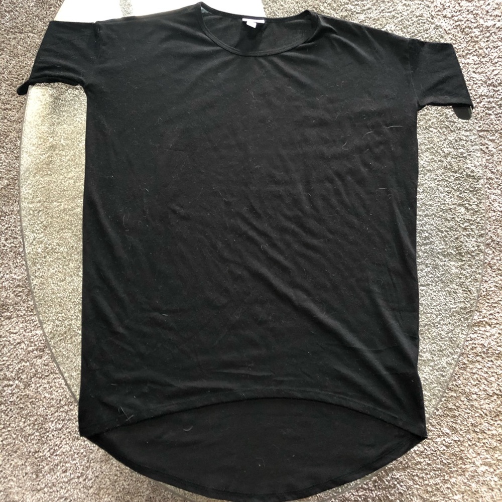 SOLID BLACK Lularoe Irma - XXS